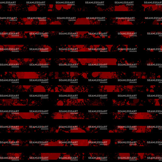 Bloody Stripes Seamless Pattern – Red Horror Splatter Digital Paper for Halloween Fabric